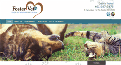 Desktop Screenshot of fosterpetvet.com